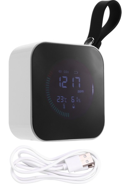 Karbon Dioksit Dedektörü Hava Kalitesi Dedektörü Gaz Analizör Termometresi ve Higrometre Co2 Test Cihazı (Yurt Dışından)