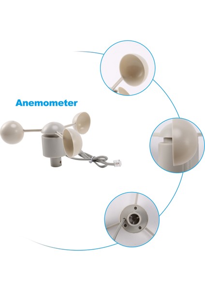 WH-SP-WS01 Anemometre Rüzgar Hızı Ölçüm Aleti Rüzgar Hız Sensörü Mısol Anemometre Için Meteorolojik Enstrüman Aksesuarlar (Yurt Dışından) indirimleri
