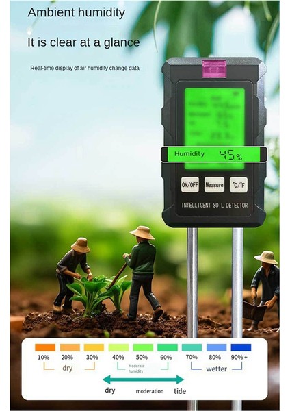 6 Arada 1 Toprak Ph Metre Test Cihazı Toprak Test Cihazı Ph Nem Sayacı Sıcaklık Güneş Işığı Yoğunluk Ölçümü Toprak Asıdik Testi (Yurt Dışından) indirimleri