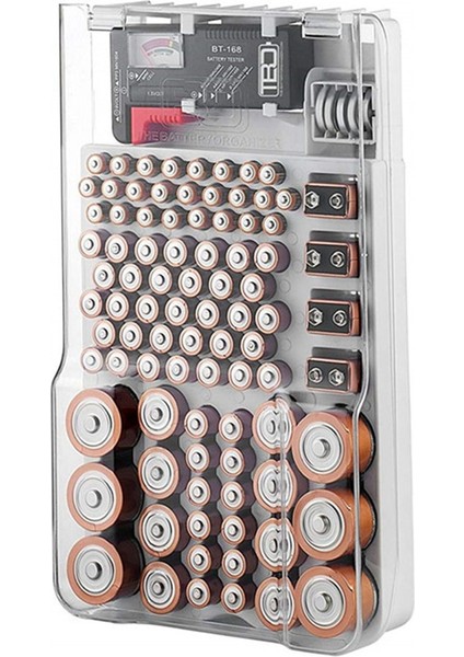 Pil Kapasite Testi Alet Pil Mukavemeti Göstergesi Organizatör Çok Fonksiyonlu Pil Organizatörü, Siyah (Yurt Dışından) modelleri