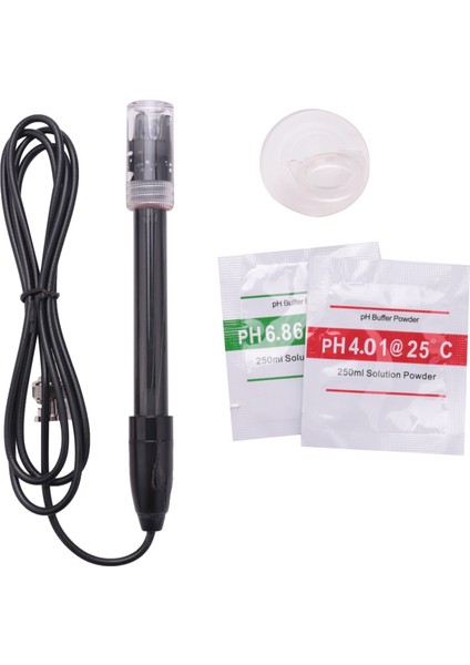 1pcs PH-201 Siyah Laboratuvar Elektrot Elektrot Sensör Konnektör Probu Ph Kompozit Elektrot (Yurt Dışından)