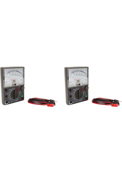 2x Analog Multimetre DE-960TR Ac Dc Volt Ohm Akım Testi Elektrik Multitester (Yurt Dışından)