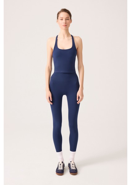x Ece Lacivert Yüksek Bel Spor Tayt Mono Leggings fiyatları