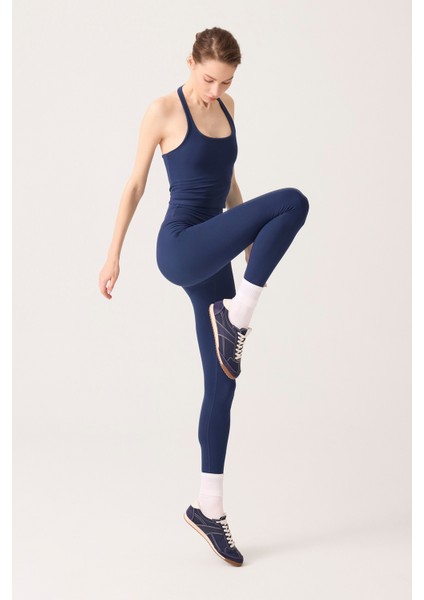 x Ece Lacivert Yüksek Bel Spor Tayt Mono Leggings indirimleri