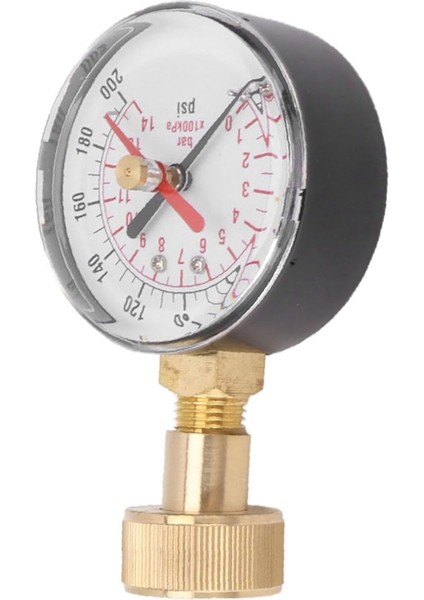 Su Basıncı Göstergesi 0 Ila 200PSI Evrensel Su Basınç Testi Göstergesi Değiştirme Için 3/4 Dişi Hortum Ipliği (Yurt Dışından) fırsatları