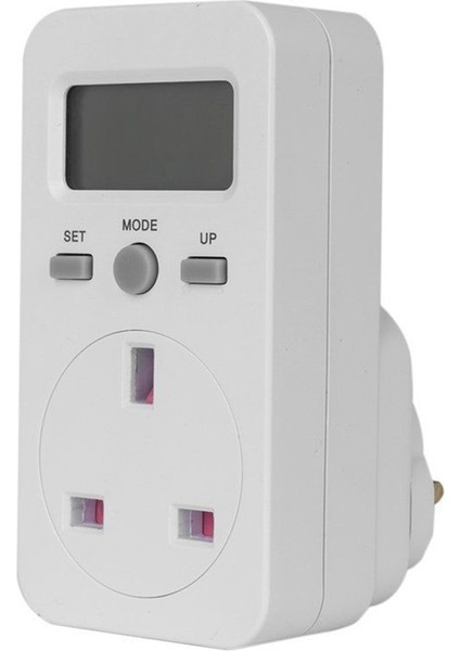 2x Dijital Güç Ölçer Eklenti Soketi Elektrikli Wattmetre Enerji Monitörü Ingiltere Fişi (Yurt Dışından) fiyatları