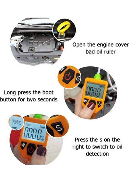 LED Ekran Gaz Analizörü Araç Test Aracı ile Otomatik Kontrol Yağ Kalitesi Dedektörü Için Motor Yağı Test Cihazı (Yurt Dışından) fiyatları