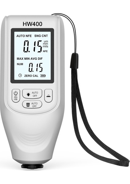 Otomatik HW400 Araç Boya Kalınlığı Göstergesi 0-2000UM Muayene Araçları Test Cihazı Dijital Araba Boya Ölçüm Cihazı Beyaz (Yurt Dışından) fırsatları