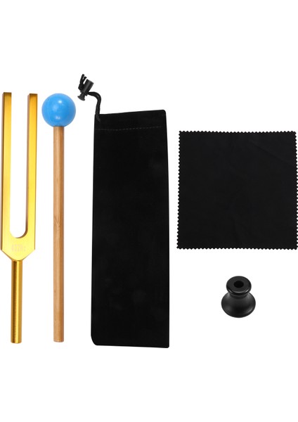 432 Hz Hammer ile Çatal Tuning Çatal, Ses Iyileştirme Terapisi ve Yoga, Alüminyum Alaşım Ayarlama Çatal Altın (Yurt Dışından) fırsatları