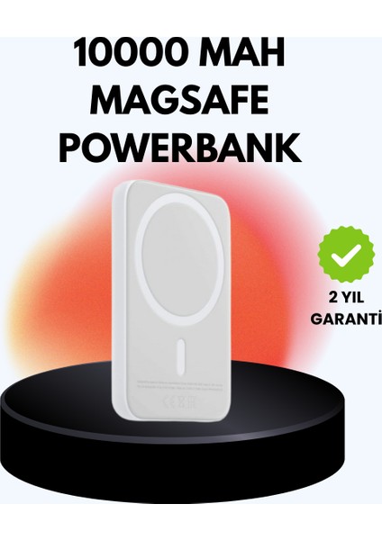 Ultra Ince Manyetik Powerbank – Hızlı Şarj, Güçlü Tutuş, 10000 Mah Kapasite