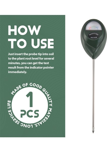 Toprak Nem Ölçer, Bitki Suyu Ölçer, Bahçe Için Nem Sensörü, Çiftlik, Çim Bitkileri Kapalı ve Dış Mekan (Yurt Dışından) fırsatları