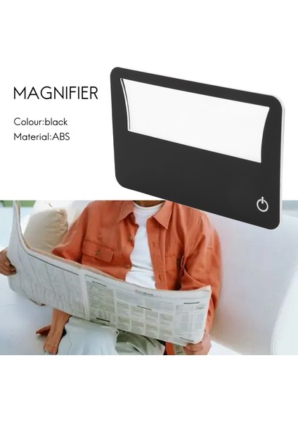Kredi Kartı Boyutu Işıklı 3x Büyüteç Demeti 2 Büyüteç Içerir, Okuma Için Her Büyüteç 3x Lens Vardır, Işıklı 3x Büyüteç Olarak Veya Menüler Için Okuma Büyüteç Olarak Kullanın (Yurt Dışından) fırsatları