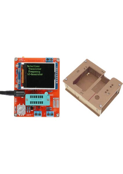 GM328 Transistör Test Cihazı Frekans Ölçer Pwm Kare Dalga Lcr Ölçer Voltmetre Tam Renkli Ekran Grafikleri (Yurt Dışından)