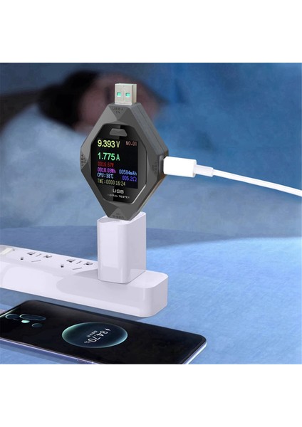 Tip-C Test Cihazı Dijital Akıllı Voltmetre Pil Kapasitesi Algılama Akım Voltaj Test Cihazı Hızlı Şarj Gücü Dedektörü (Yurt Dışından) fırsatları