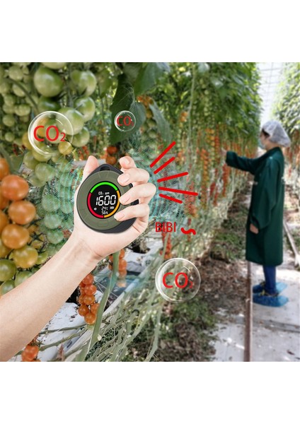 Karbon Dioksit Dedektörü, Co2 Alarmı, Sıcaklık ve Nem Dedektörü, Ev Hava Kalitesi Monitörü (Yurt Dışından) fiyatları