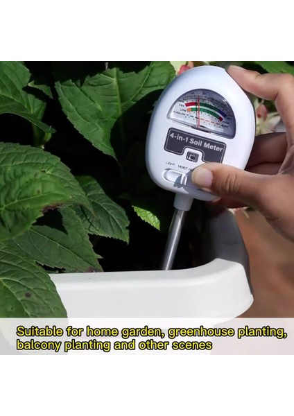 4&#39;ü 1 Arada Toprak Nem Metre Toprak Ph Metre Toprak Su Sayacı Bahçe/çiftlik/bitki Için Nem Için Toprak Test Cihazı Beyaz (Yurt Dışından) indirimleri