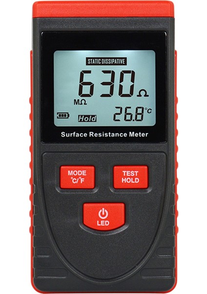 Taşınabilir Yüzey Direnç Ölçer WT311 LED LED Ekran Direnç Testi Yüksek Doğruluk Direnç Ölçüm (Yurt Dışından)