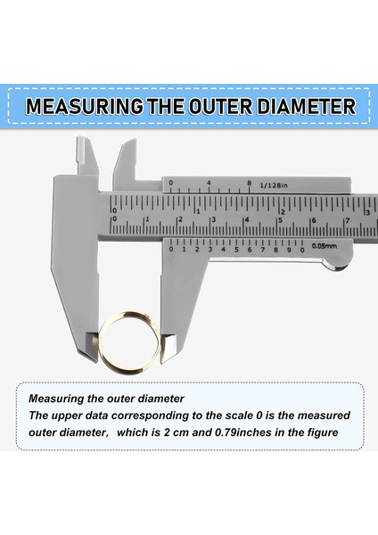 10 Adet 150 mm Mini Plastik Kaliper Vernier Kaliper Çift Ölçekli Sürgülü Gösterge Ölçüm Aracı Öğrenci Ofisi Için 5 Renk (Yurt Dışından) modelleri