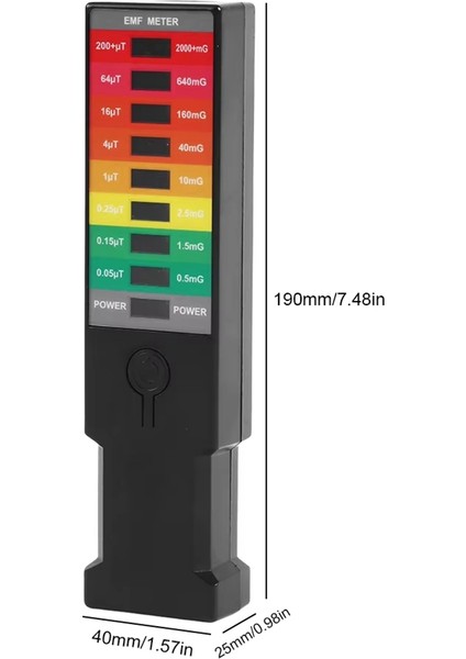 Yeni Radyasyon Dozimetre 8 LED Radyasyon Dedektörü Yüksek Hassas Taşınabilir Emf Manyetik Alan Monitörü Elde Taşınır (Yurt Dışından) indirimleri