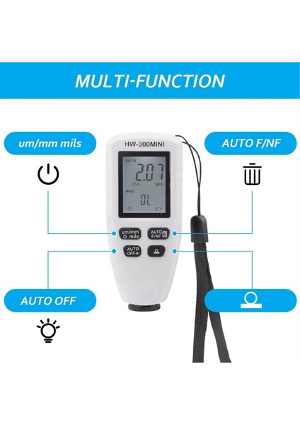 Boya Kalınlığı Gösterge Otomotiv Kaplama Kalınlığı Gösterge Gösterge Test Cihazı Araç Kaplama Kalınlık Ölçer (Yurt Dışından) fiyatları