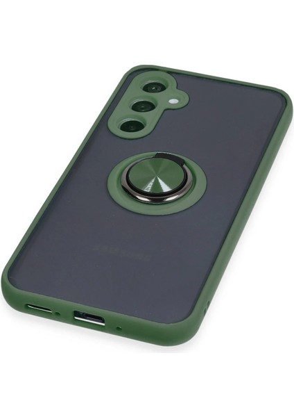 Samsung Galaxy A34 5g Kılıf Montreal Yüzüklü Silikon Kapak - Yeşil - MRS7213-3637 indirimleri
