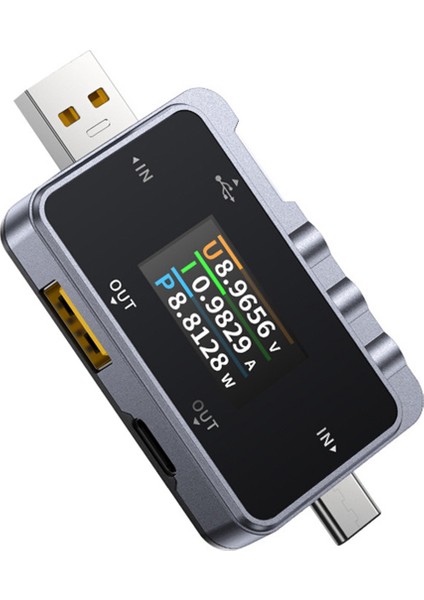Voltaj Akım Güç Ölçümü Için LCD Ekranlı USB Test Cihaz Dijital Voltmetre Ampermetre Hızlı Şarj Algılama (Yurt Dışından)