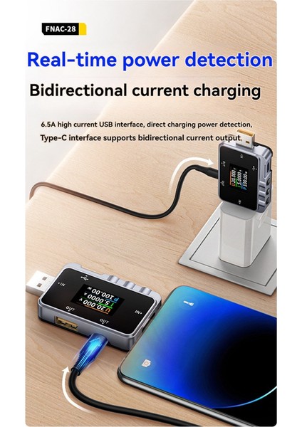 Voltaj Akım Güç Ölçümü Için LCD Ekranlı USB Test Cihaz Dijital Voltmetre Ampermetre Hızlı Şarj Algılama (Yurt Dışından) fırsatları