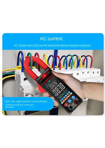 Huajiayi FS8330PRO Dc/ac Akım Dijital Kelepçe Ölçer 6000 Sayısı 400A Multimetre Büyük Renk Ekran Voltaj Test Makinesi Hz Kırmızı (Yurt Dışından) modelleri