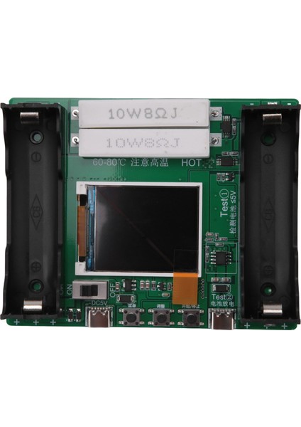 18650 Lityum Pil Kapasite Modülü Ölçümü Dahili Direnç Test Cihazı LCD Dijital Ekran Kapasite Test Cihazı Modülü (Yurt Dışından)