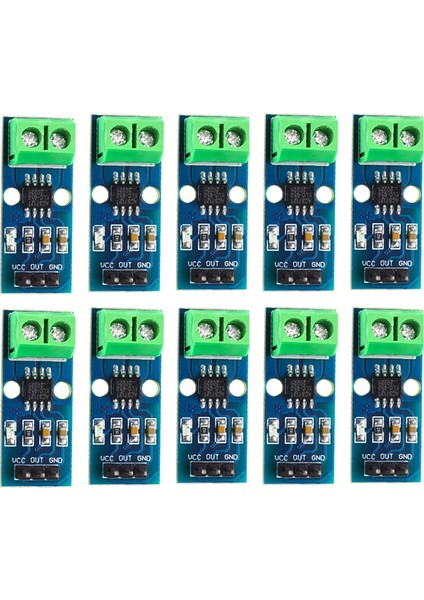 10PCS 5A Aralık Akım Sensörü ACS712 Modülü Ac/dc Güç Sensörü Kart (5A) (Yurt Dışından)