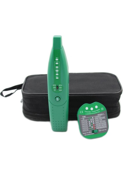 MS5902 Otomatik Çok Fonksiyonlu Devre Kesici Bulucu Sigorta Soket Test Cihazı, Analog Alıcı ve El Flashlight Us Fişi (Yurt Dışından)