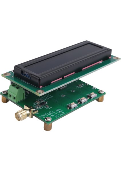 Akıllı Dijital Rf Güç Ölçer 1mhz Ila 10GHZ -55 -0dbm Rf Sinyal Ölçüm Aleti Modülü Set Zayıflatma Değeri (Yurt Dışından)