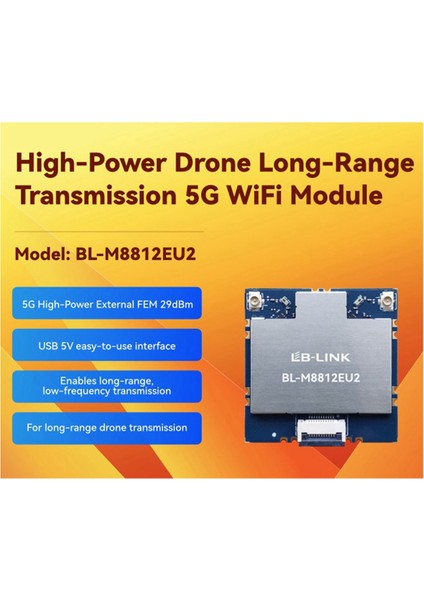 2x Lb-Link Eşleme Modülü BL-M8812EU2 Fem Kablosuz Eşleme Modülü Yüksek Güçlü 5g Wifi Modülü (Yurt Dışından) modelleri