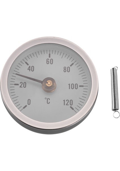 TS-W50A Termometre Sıcak Su Boru Termometresi Bimetal Paslanmaz Çelik Yüzey Boru Klipsli Sıcaklık Göstergesi (Yurt Dışından) fiyatları