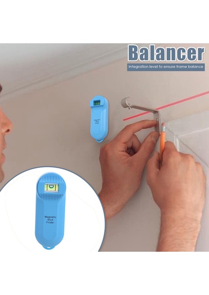 Manyetik Duvar Sapı Bulucu Ruh Seviyesi Güçlü Manyetik Saplama Sensörü Mıknatıs Dedektörü Vidalar Için Bağlantı Kurucuları, Standart (Yurt Dışından) indirimleri