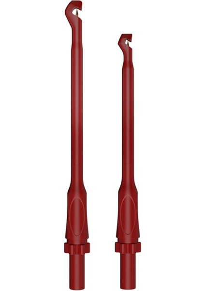 2pcs Multimetre Testi Stick Güvenliği 4mm Jack Poncture Test Kanca Aracı ile Tahribat Olmayan Tel Pikiş Probları J.30036 A (Yurt Dışından)