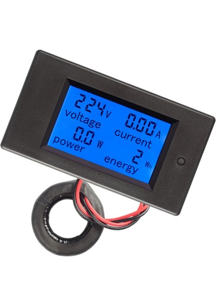 4x Ac 80-260V 100A PZEM-061 LCD Ekran Dijital Akım Voltajı Güç Enerjisi Ampermetre Voltmetre Mevcut Transformatör ile (Yurt Dışından) fiyatları