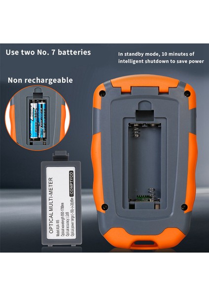 2x Comptyco Mini Optik Güç Ölçer Aua-M7 Opm Fiber Optik Kablo Test Cihazı -70DBM-+10DBM Sc/fc/st Evrensel Arayüz Konnektörü (Yurt Dışından) fiyatları