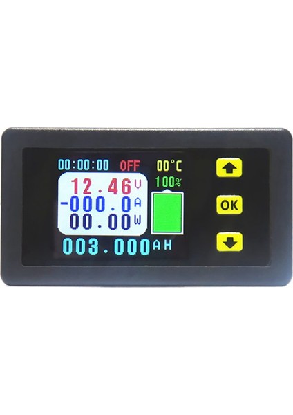 VA7510S Voltaj ve Akım Ölçer, 100A 6-75V/0V-120V Dc Ammetre Voltmetre Monitör Çıkış Pil Şarjı ve Deşarjı (Yurt Dışından) fiyatları