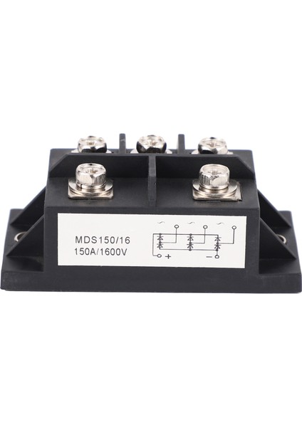 MDS150A 3 Fazlı Diyot Köprü Doğrultucu 150A Amp 1600V Bakır 150 Celsius 80X40X33MM Metal Kılıf Diyot Köprüsü Kontrolü (Yurt Dışından)