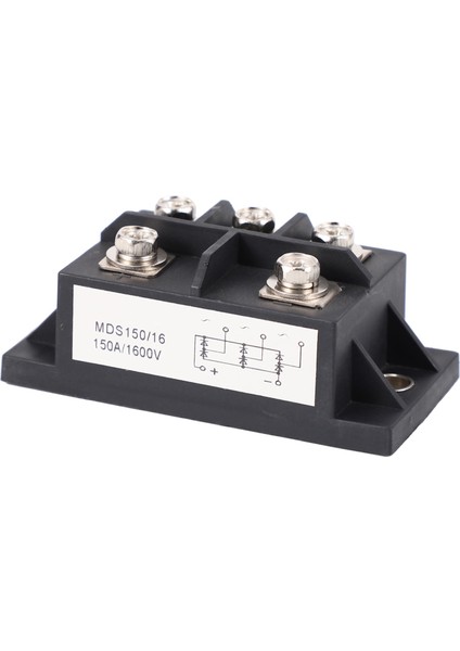MDS150A 3 Fazlı Diyot Köprü Doğrultucu 150A Amp 1600V Bakır 150 Celsius 80X40X33MM Metal Kılıf Diyot Köprüsü Kontrolü (Yurt Dışından) indirimleri