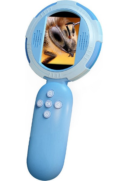 2 Inç IPS Ekranlı Dijital Mikroskop 100X Cep Büyütme Cam, Yetişkinler Için Işık (Yurt Dışından)