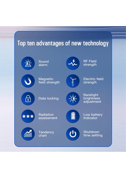 Çok Fonksiyonlu Elektrikli Manyetik Alan Rf Radyasyon Dedektörü Elektromanyetik Radyasyon Test Cihazı Radyo Frekans Ölçer A (Yurt Dışından) modelleri