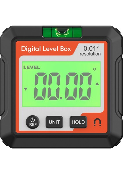 Dijital Protraktör Inklinometre Seviye Açı Ölçer Ölçüm Açısı Ölçme Ölçer 90 Derece Dijital Ekran Inklinometre (Yurt Dışından)