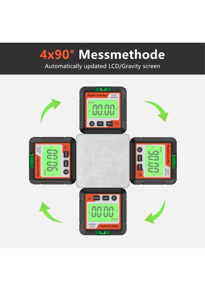 Dijital Protraktör Inklinometre Seviye Açı Ölçer Ölçüm Açısı Ölçme Ölçer 90 Derece Dijital Ekran Inklinometre (Yurt Dışından) modelleri
