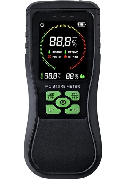 Tahribatsız Ahşap Nem Ölçer Zemin Duvar Nem Dedektörü Ahşap Nem Içerik Test Cihazı (Yurt Dışından)