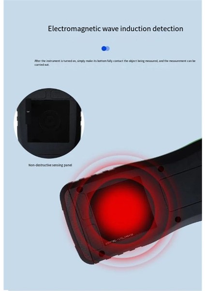 Tahribatsız Ahşap Nem Ölçer Zemin Duvar Nem Dedektörü Ahşap Nem Içerik Test Cihazı (Yurt Dışından) fırsatları