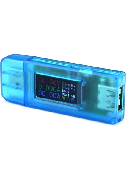 0.96 Inç IPS LCD Ekran 13 Içinde 1 Çok Fonksiyonlu USB Test Cihazı Voltaj Akım Güç Ölçer Voltmetre Ammetre Dc 4-30V 5A (Yurt Dışından)