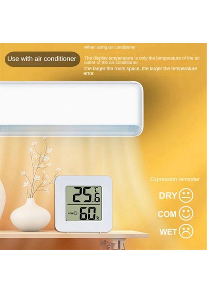 Mini Iç Mekan Termometre LCD Dijital Sıcaklık Odası Higometre Gösterge Sensörü Nem Ölçer Evi (Yurt Dışından) modelleri