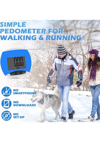 Yürüyüş Adımı Sayımı Için 9 Paket Basit Pedometre, Kalori Tüketimini Kaydetmek Için Taşınabilir Klipsli Adım Izleyici (Yurt Dışından) fırsatları